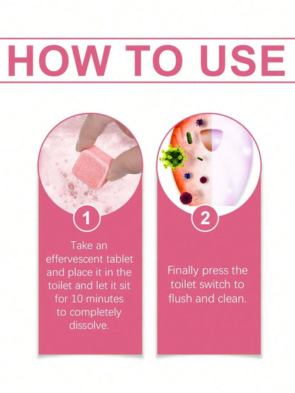 Jue-Fish™ Toilet Bowl Tablets – Effervescent Cleaner & Deodoriser