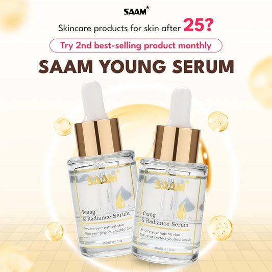Anti-Aging Argireline & Hyaluronic Acid Face Serum – SAAM Young Serum for Wrinkles, Fine Lines & Firmer Skin